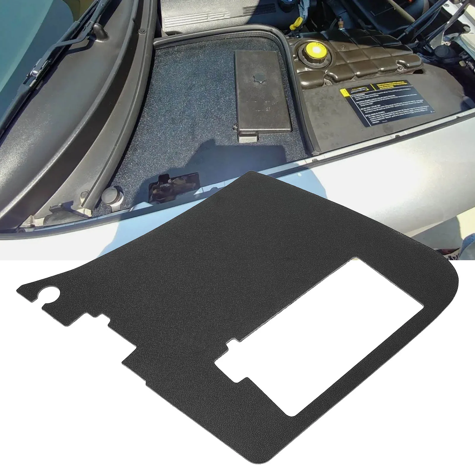 Car Battery Den Cover Plate Stylish Look Reliable Protection Sturdy Battery Cover Plate for Chevrolet Corvette C5 1997 to 2004