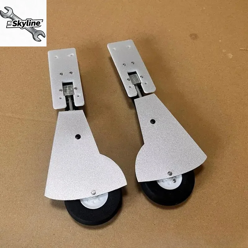1200mm Wingspan P51 P-51 Mustang RC Plane Spare Parts Main Landing Gear -- 167g Retractable Landing Gear with 53mm Wheel