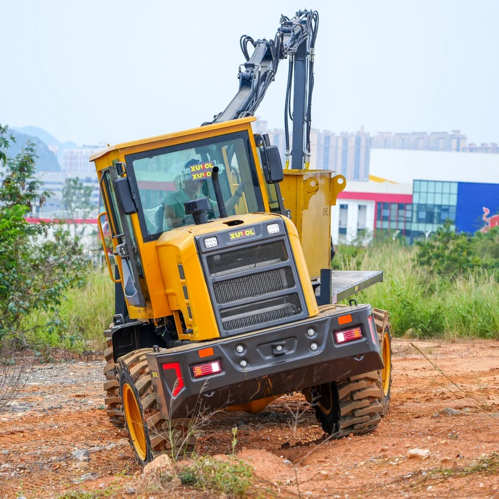 2025Macchinari per la foresteria Legno di canna da zucchero Log Fertilizzante in legname Colture materiale 6 Forwarder con ruote per uso in foresta e allevamento