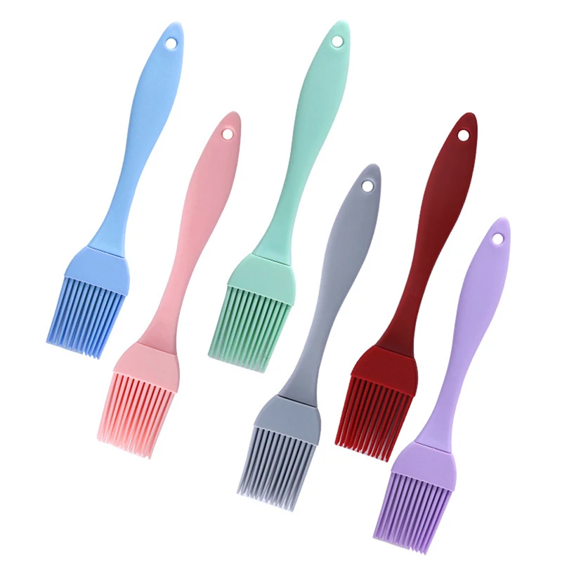 Cake Baking Brush Home DIY Silicone Tools Oil Brush Cooking Basting Brush Silicon Kitchen Barbecue Brush