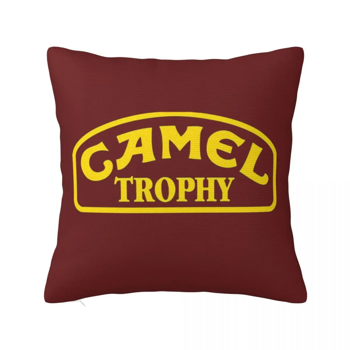 Camel Trophy Essential Square Pillowcase Pillow Cover Polyester Cushion Decor Comfort Throw Pillow for Home Living Room