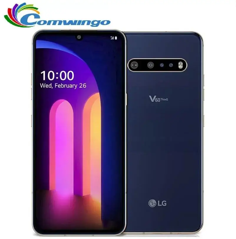 LG V60 ThinQ V600AM/ V600TM /V600VM 6.8 inch Snapdragon 865 NFC 4/5G phone 8GB RAM 128GB ROM Original Unlock Android