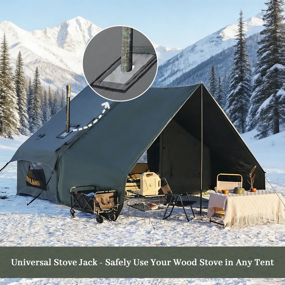 PAKICETUS Inflatable Skylight Tent,4-6 Person Outdoor Family