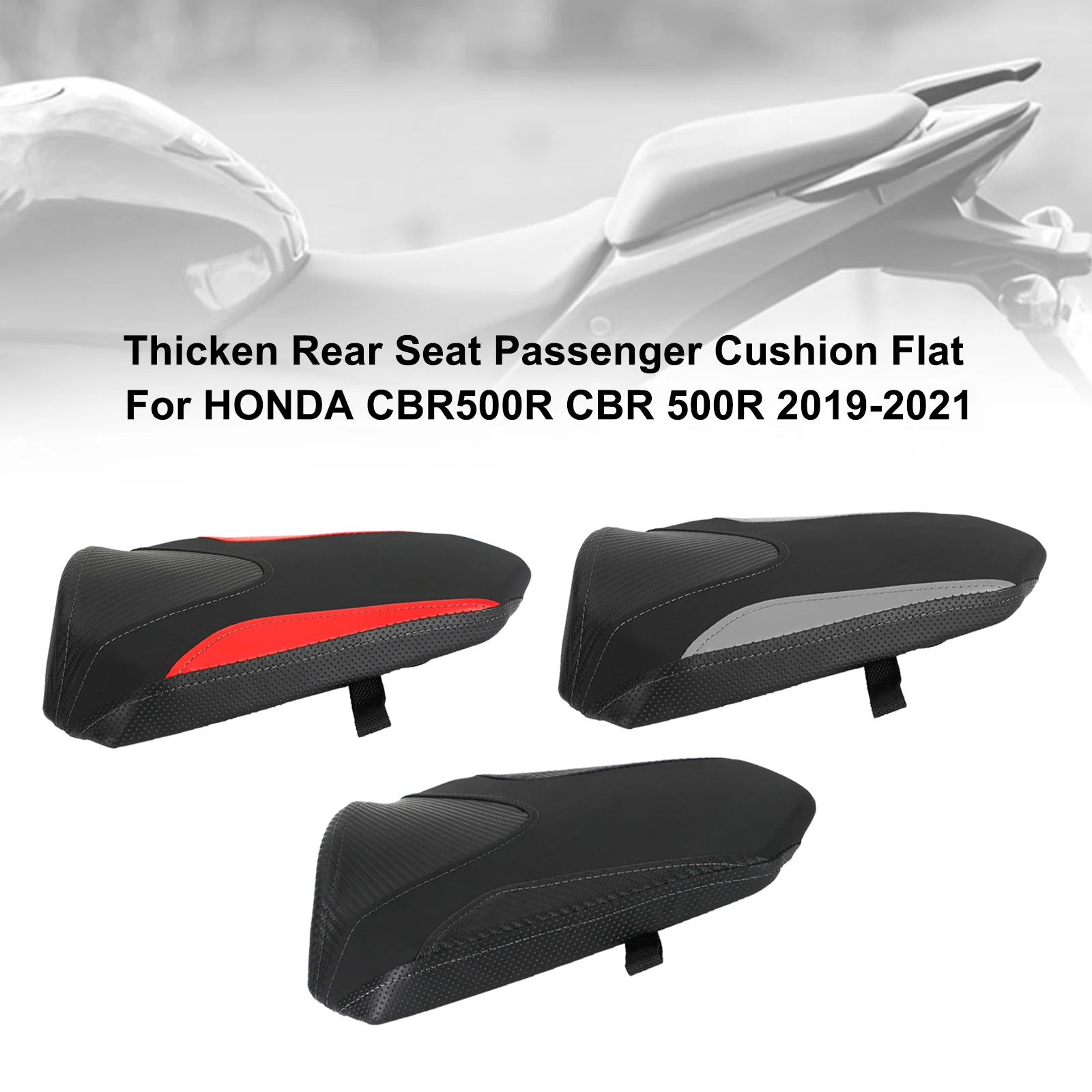 Artudatech Rear Seat Passenger Cushion Flat Pu For Honda Cbr500R 19-21 Cbr400R 22-23