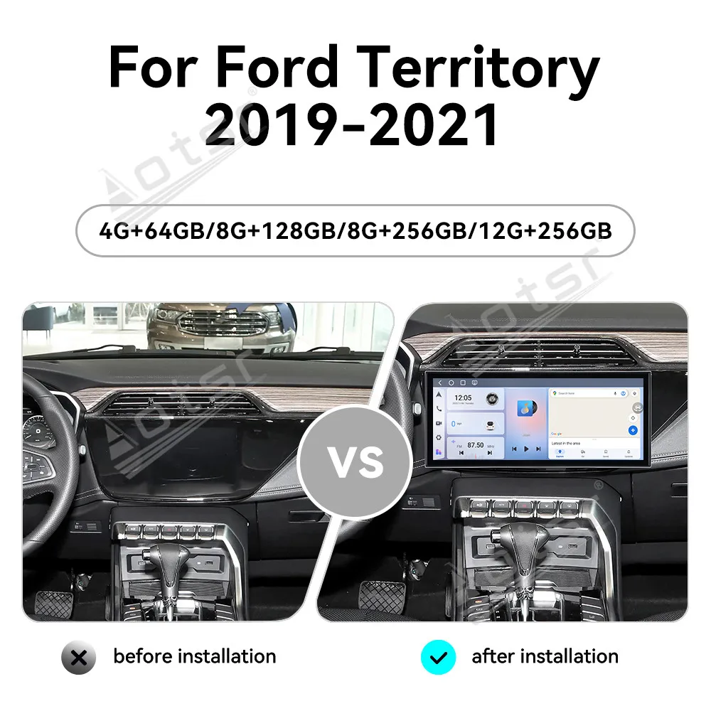 

Для Ford Territory 2019-2021: Автомагнитола Android 15 с HD-экраном 15.8'', мультимедийный видеоплеер, GPS-навигация, Carplay, DSP, BT, WIFI