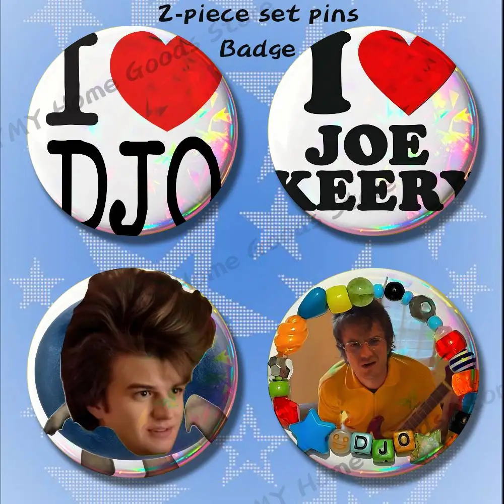 The Crux DJO J-Joe K-Keery Brooches for Backpack Accessories 25 32 44 58 75mm Round 2-piece set Free Mix