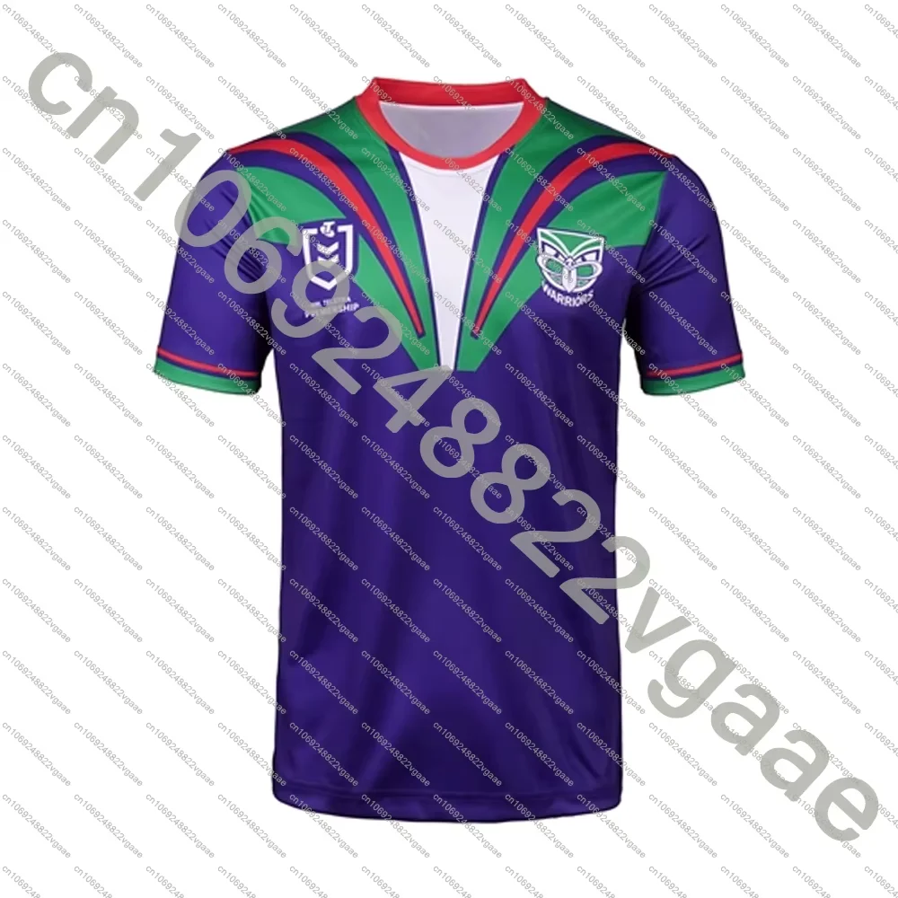 

Men Kids Tee Rugby Jersey Clothes Train T Shirt Sportswear New Zealand Warriors Team Boys Male New Top 2025 Supporters Top Home