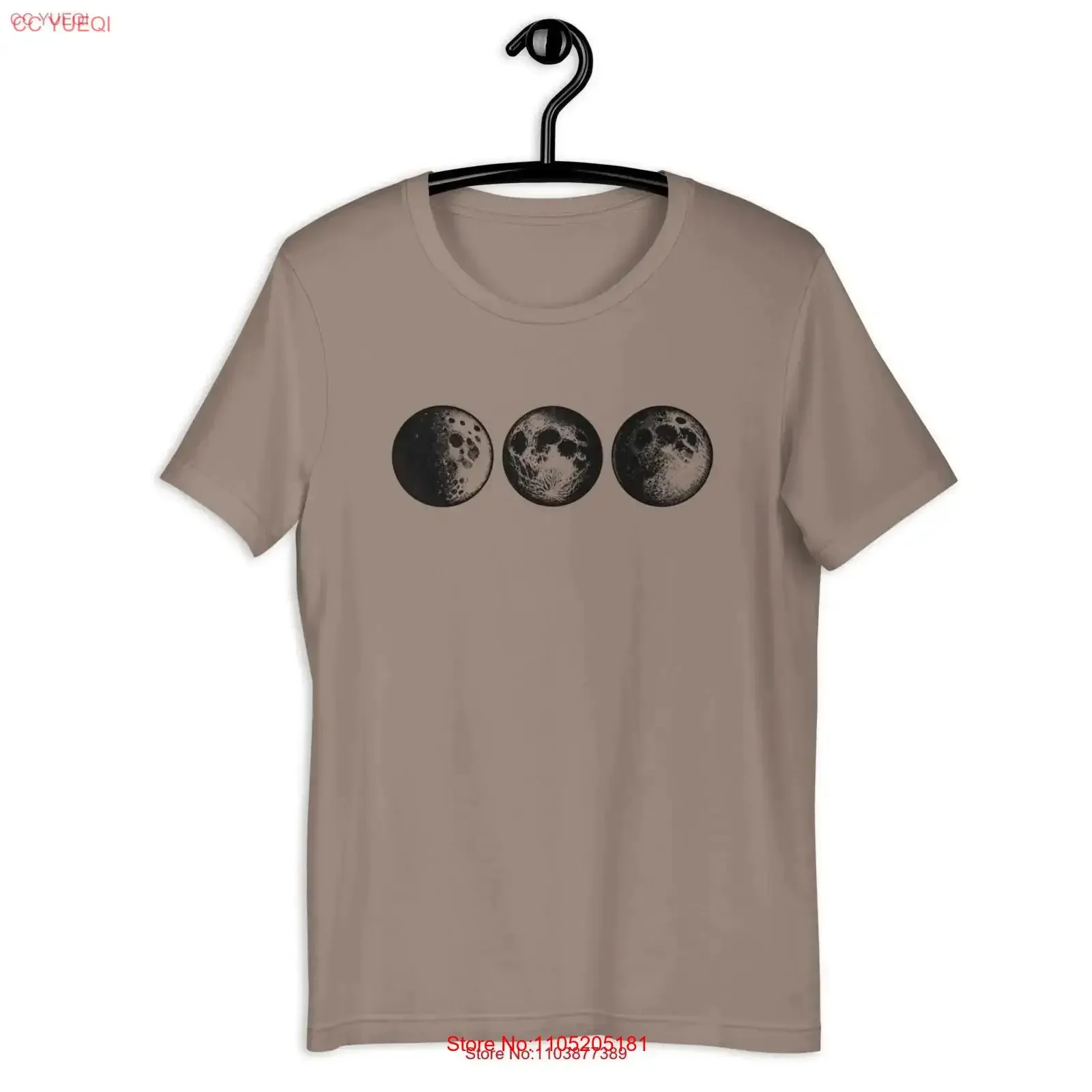

Винтажная футболка в стиле ретро с трафаретом и трафаретом, повседневная хлопковая футболка с фазой небесного цвета, винтажная стираная модная футболка унисекс, растянутая