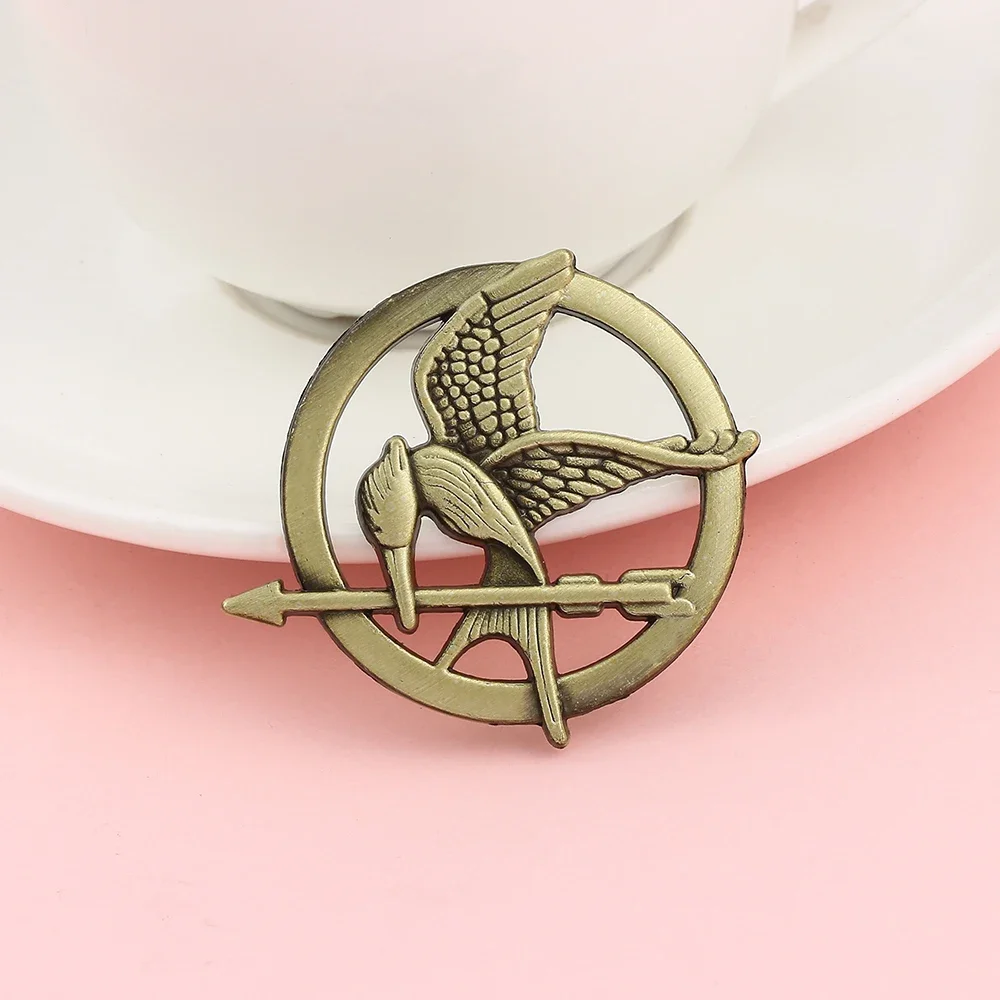 Fashion Trendy Jewelry The Hunger Games Popular Punk Vintage Style Birds Brooches Universal Costume Jewellery Accessories