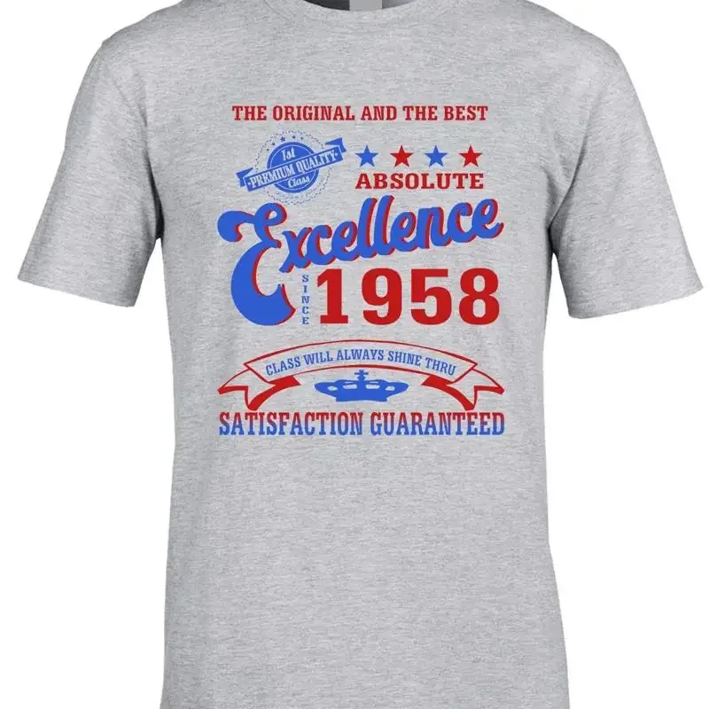 Men'S 60Th Birthday T Shirt Amend For Any Year 1958 70Th 80Th 18Th
