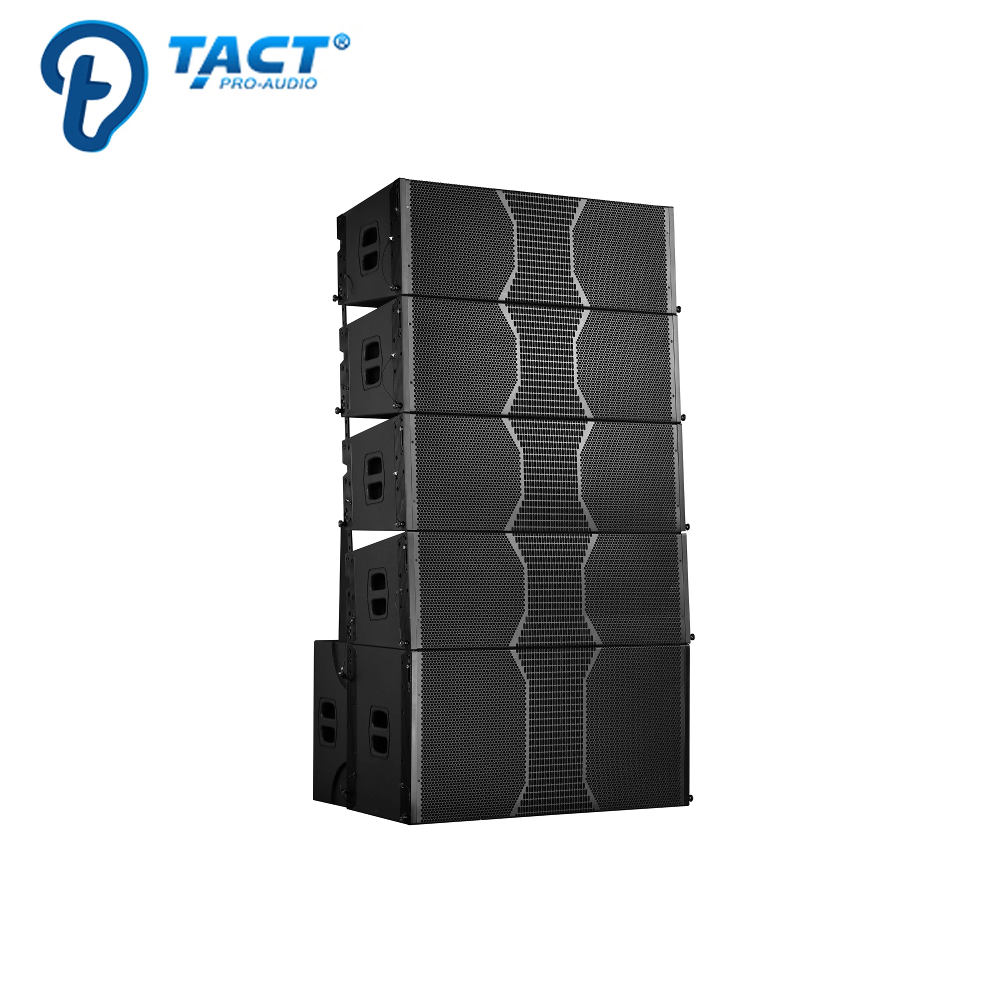Активная линейная акустическая система TACT L212-P с двумя 12-дюймовыми динамиками, 1400 Вт, 50 Гц-20 кГц, профессиональная сценическая звуковая система