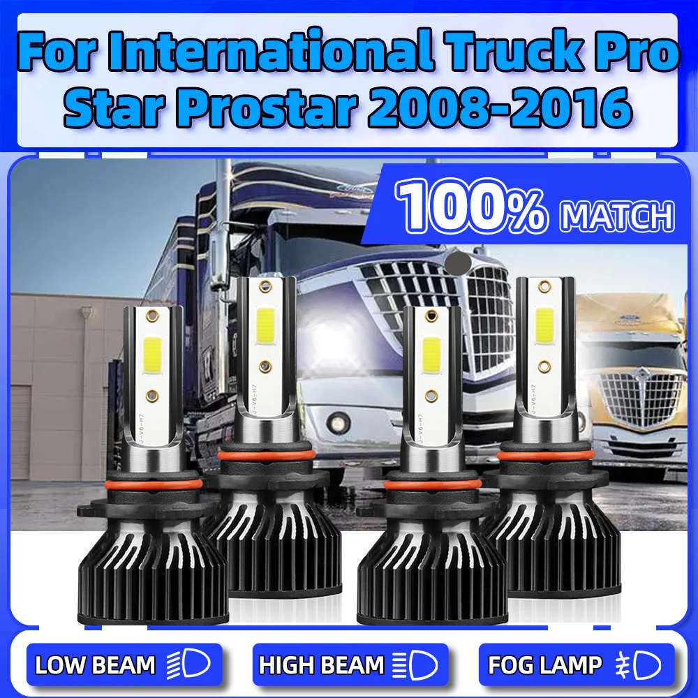 

LED Headlight Bulbs 240W Auto Head Lamps 6000K 12V Car Headlamps For International Truck Pro Star Prostar 2008-2014 2015 2016
