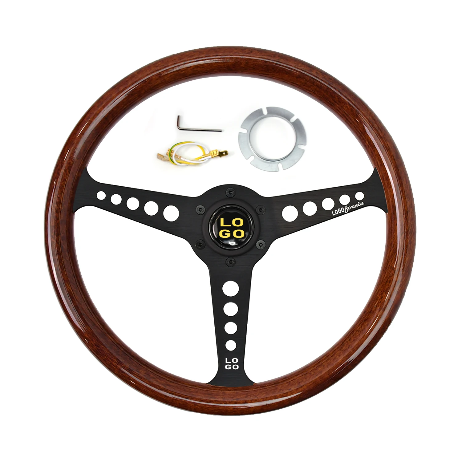

Tiypeor ABS Steering Wheel 350MM Racing Car Steering Wheel for moo
