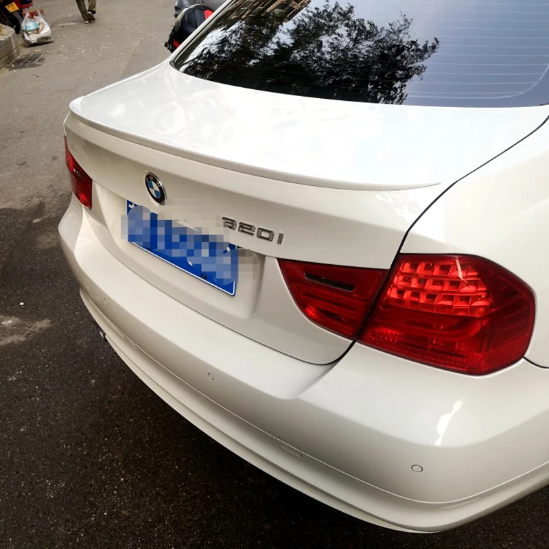 For BMW E90 320i 320li 325li 328i Spoiler 2005-2011 Car ABS Plastic Unpainted Primer Rear Trunk Boot Wing Lip Spoiler