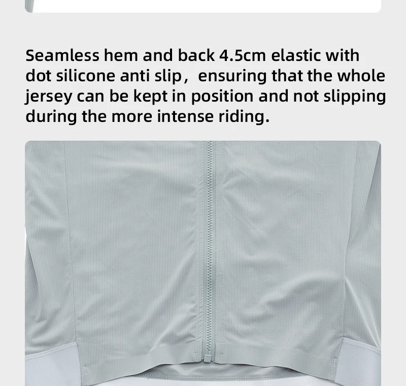 YKYW Herren Sommer-Radtrikot Nahtlose Manschetten Aerodynamischer Raglanärmel Schnelltrocknend Atmungsaktiv Leichtes Rennrad-Fahrradoberteil – Detail 14