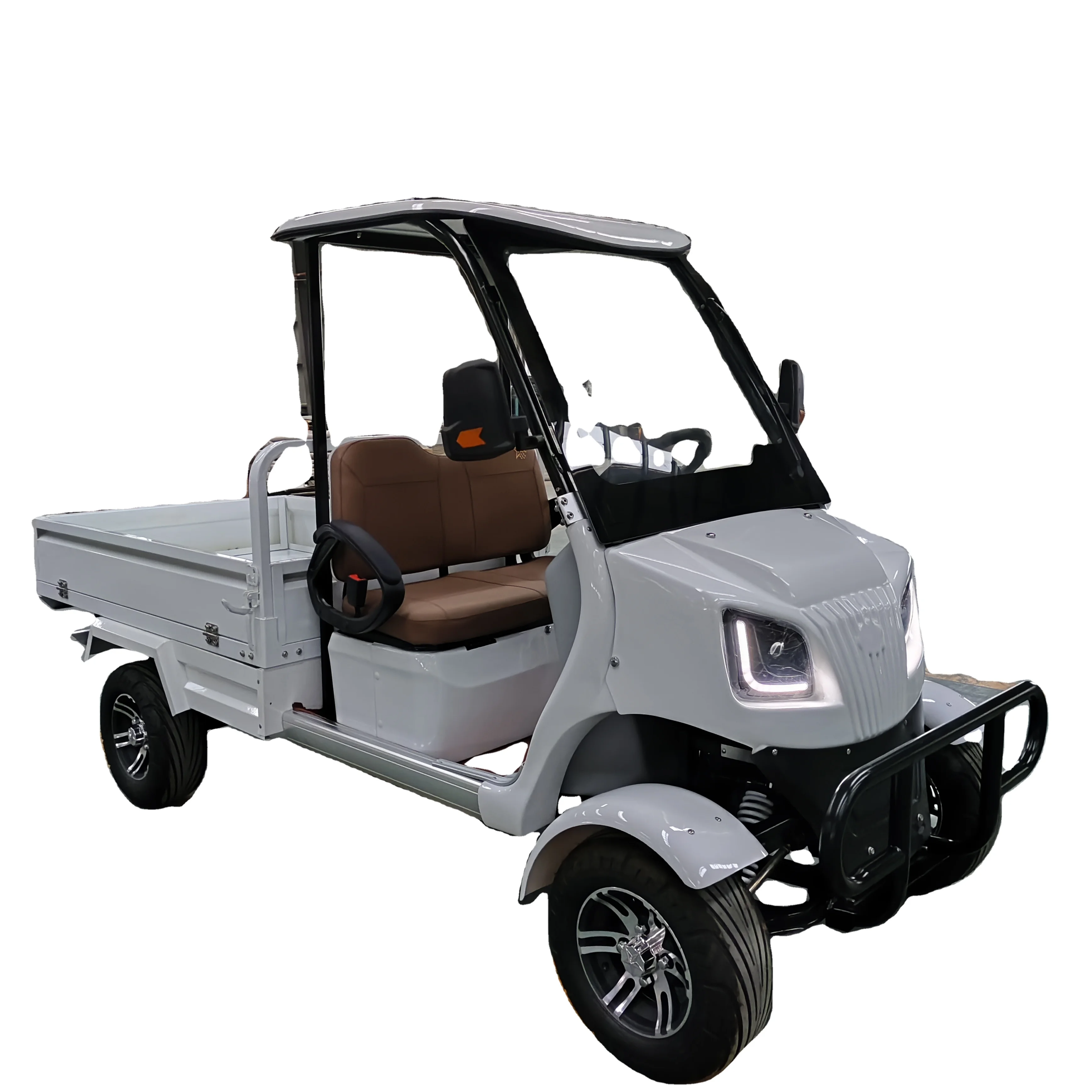 Street Legal 2 Person Electric Golf Cart Electric 2 Seats Utility Vehicles with cargo bed