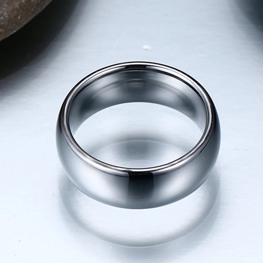 

Simple Tungsten Ring for Men High Polished Timeless Design Suitable for Wedding Anniversary Engagement Daily Wear
