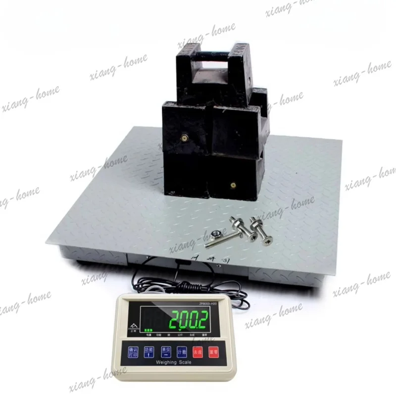 YJ Floor Scale 1-3 Tons Pig Cattle With Fence Factory Logistics Floor Scale 5 Tons Scale Small