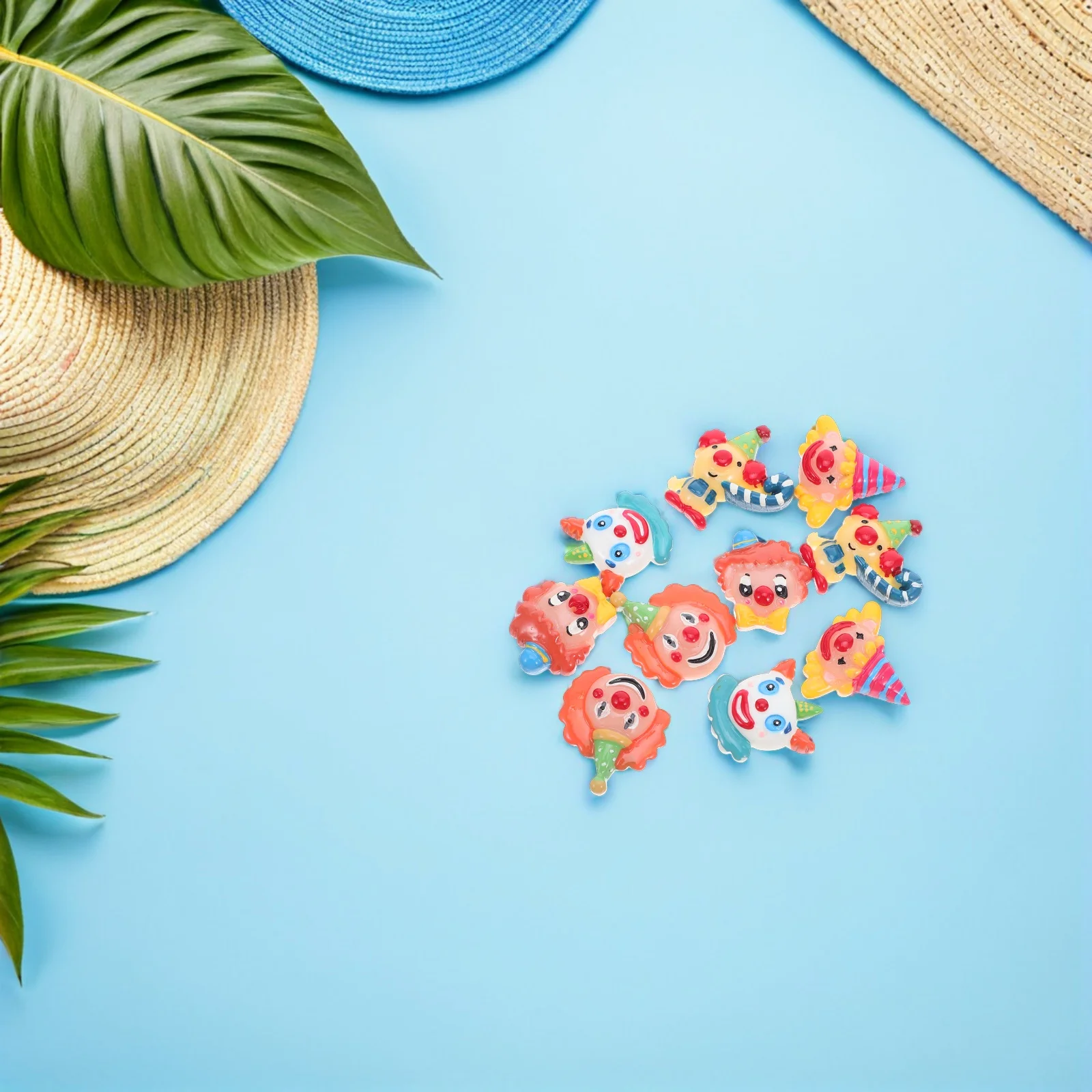 

Clowns Craft Clown Headdress Accessory DIY Kids Decorative Styling Craft Accessories Resin Headdress Accessory Tools