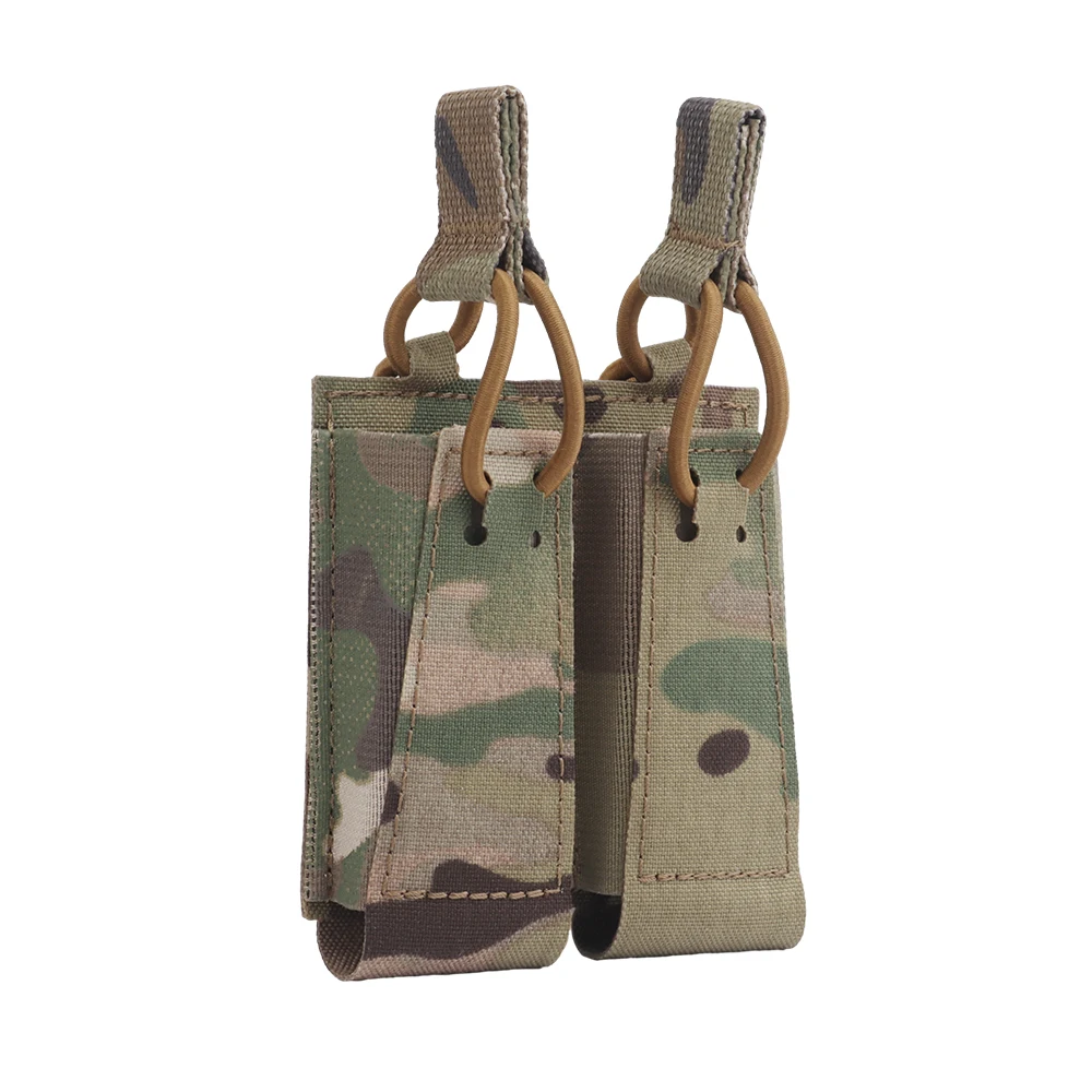 Tactical Pistol Magazine Pouch Molle Single Double Mag Pouch for Glock 17 19/Beretta M9/SIG 226/229/1911 9mm Pistol Magazines