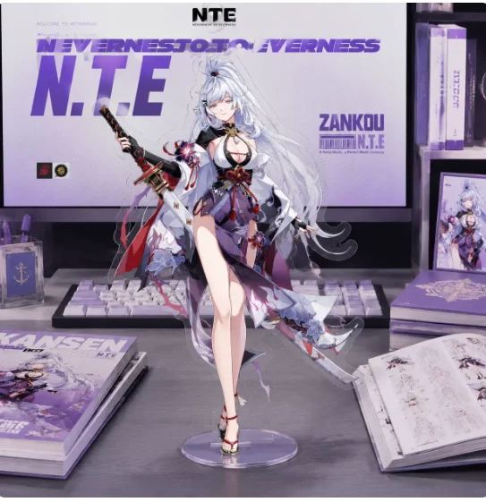 Anime Neverness to Everness Zankou Double-Sided Acrylic Stand Figure Model Plate Cosplay Collection Desktop Decor Gifts LX
