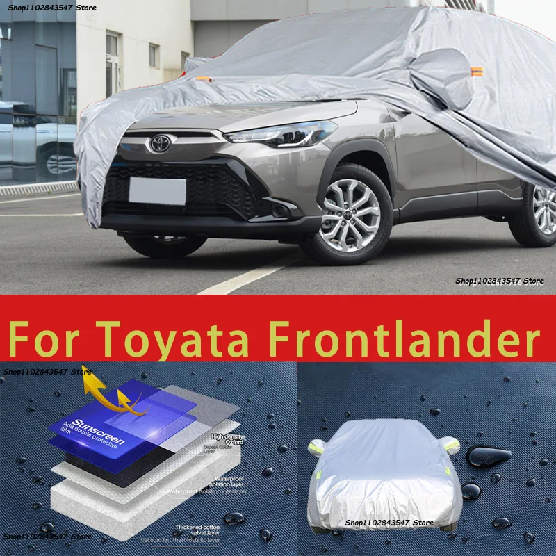 

For TOYATA Frontlander Car protective cover, sun protection, cooling protection, car clothing, car paint protection auto