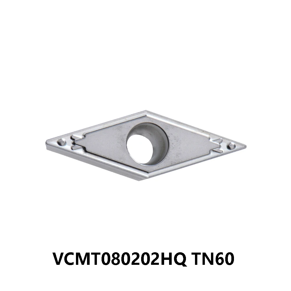 VCMT 160404 VCMT160404 HQ VCMT160404HQ TN60 Original 35° Inserts VCMT331HQ Carbide Plates CNC Lathe Cutter Machine Holder Knife