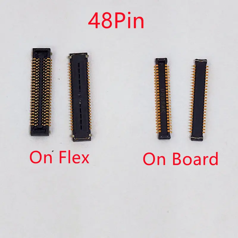 5-20pcs USB Charger Charging Port FPC Connector Contact 48Pin For Samsung Galaxy A10 A105 A105F Plug On Board