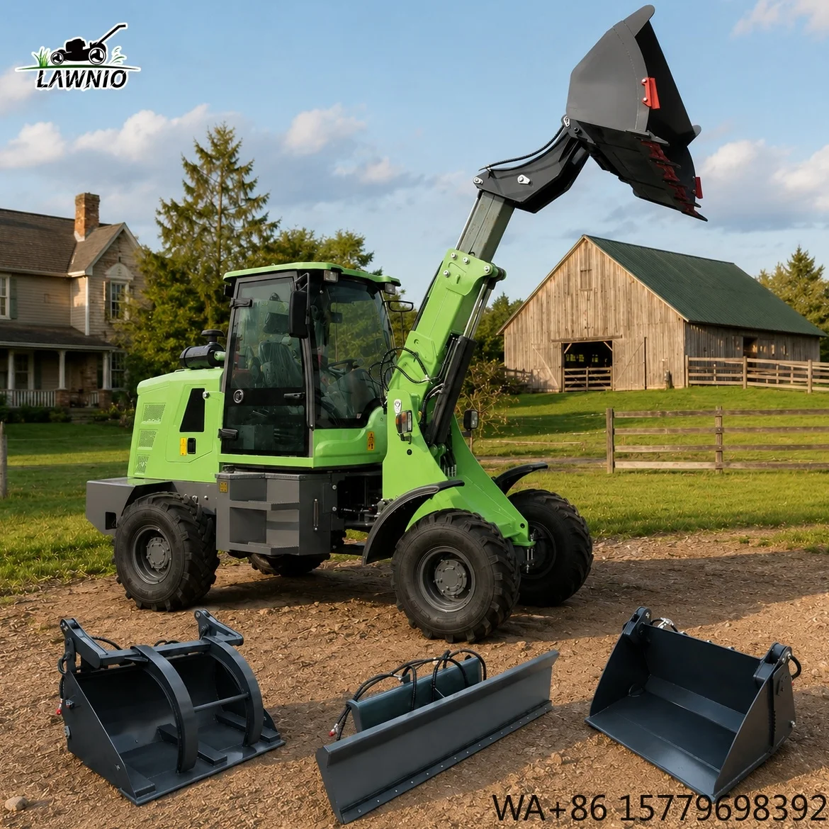 Cost Effective Telescopic Arm Loader  4500kg Operating Weight and Strong Traction for Hopper Feeding  Loader