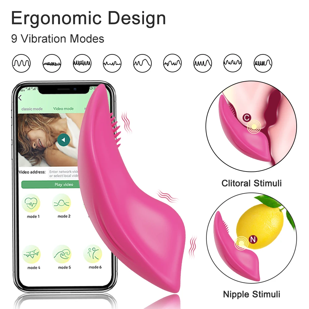 Wearable Bluetooth APP Vibrator for Women Wireless Remote Control Vibrating Egg Clitoris Stimulator Female Sex Toys for Couples