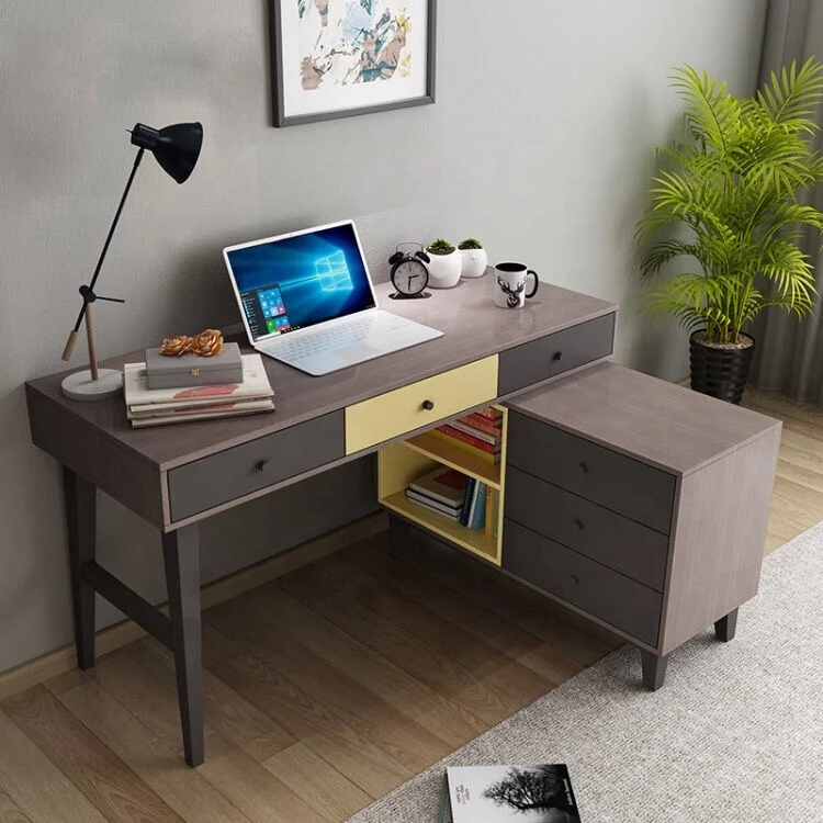ⅹ−Luxury Wooden Modern Bedroom Furniture Dresser Make up Vanity Desk LED Light Makeup Dressing Table With Mirror&