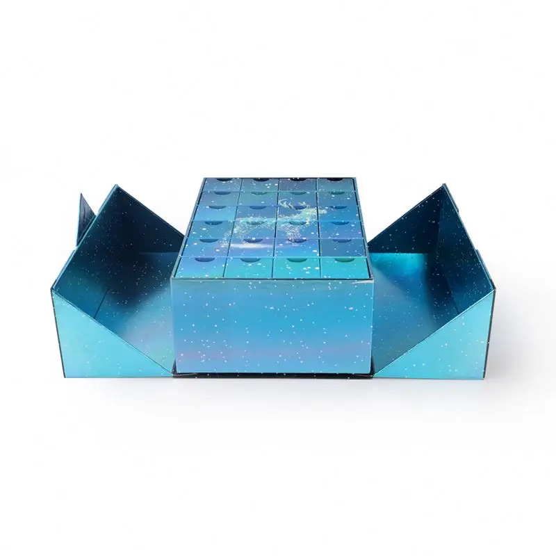 Customization.Wholesale Custom a Empty Advent Calendar Gift Box Advent Calendar Cardboard Box
