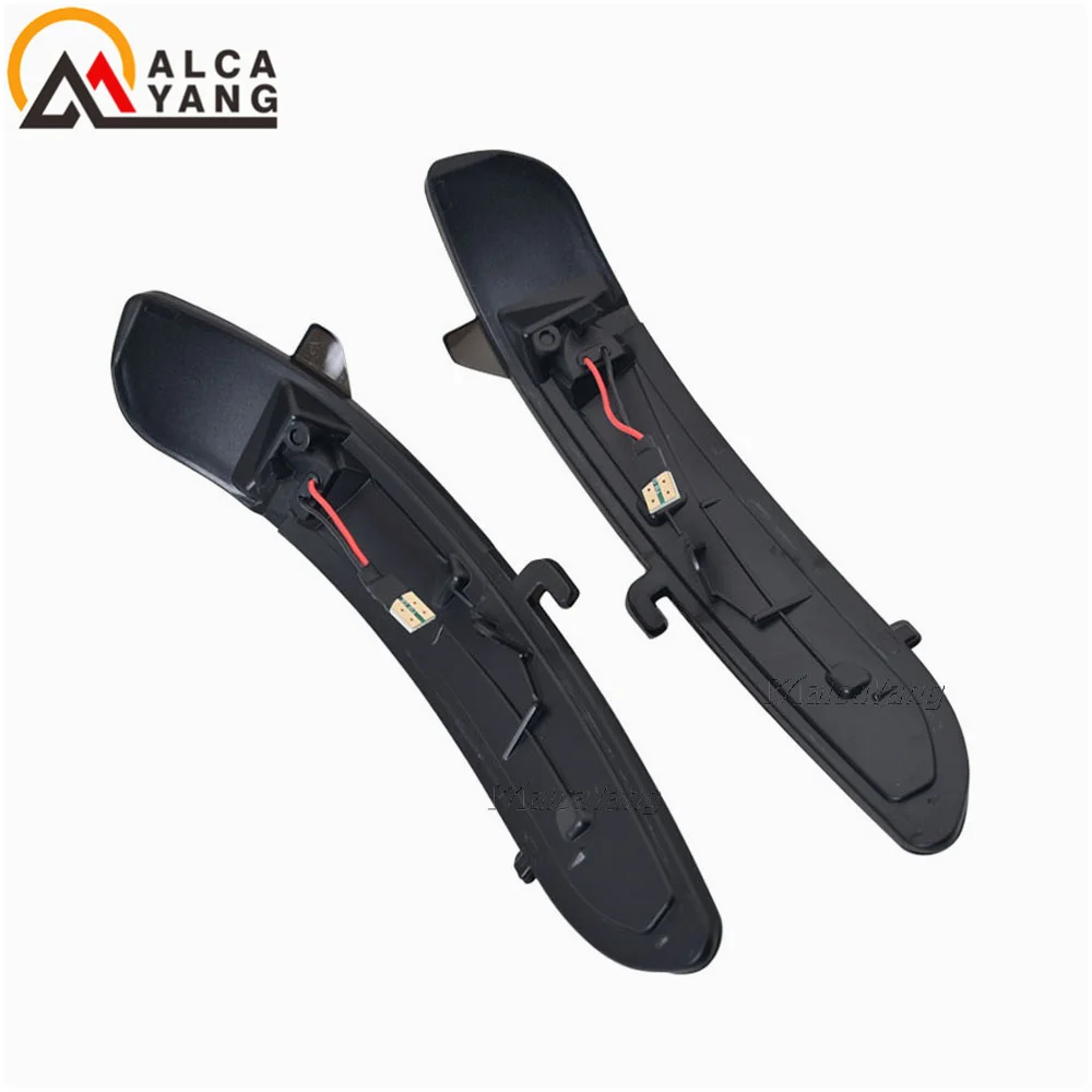 For Peugeot 208 2008 For Citroen C3 C4 2PCS Dynamic LED Side Mirror Blinker Lights Sequential Turn Signal Indicator Lamps