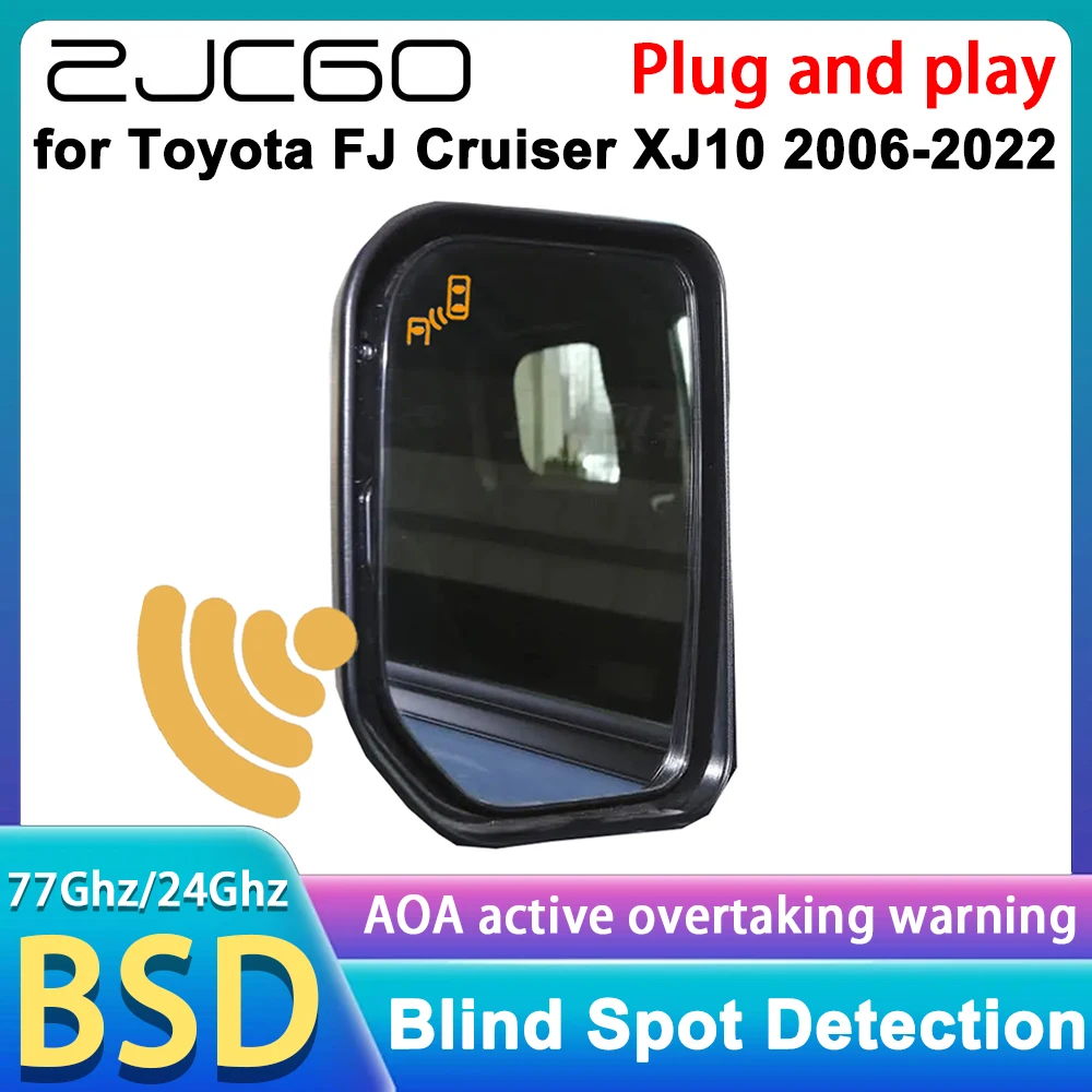 

for Toyota FJ Cruiser XJ10 2006-2022 Rear Cross Traffic Alert Blind Spot Monitor Assist Detection DSM RCTA System 77GHz Radar