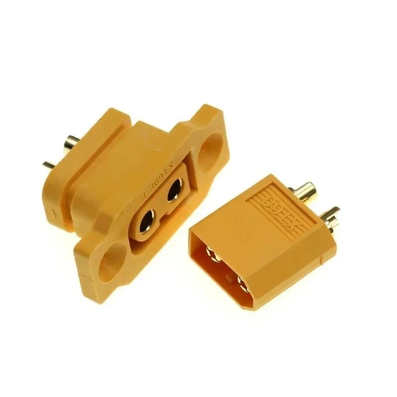 Quick Charge XT60E-F Modellflugzeugbatterie, vergoldeter 30 A Hochstrom-Buchsenstecker, montierbarer XT60-Stecker – Detail 2