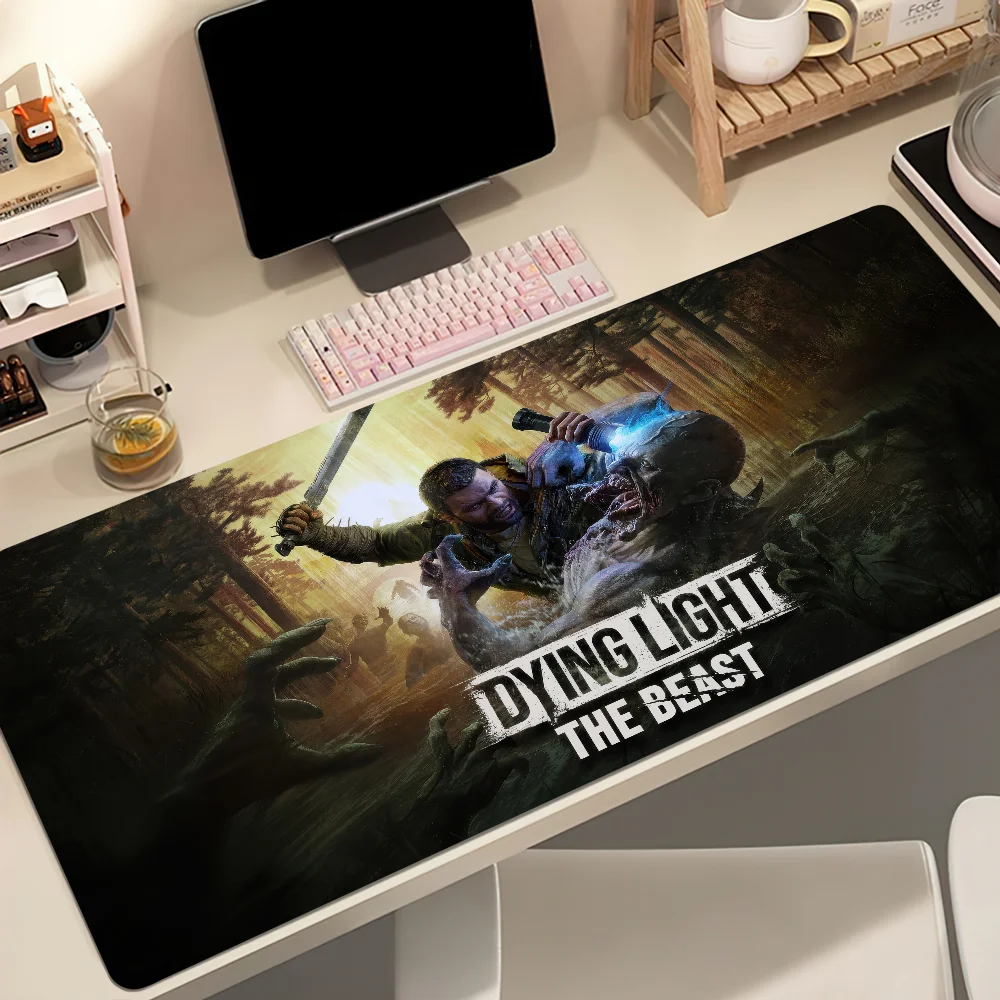 D-Dying Light The B-Beast Mouse Pad Non-slip Thickened MousePad Student Gaming Cushion Large Writing Lockedge Office