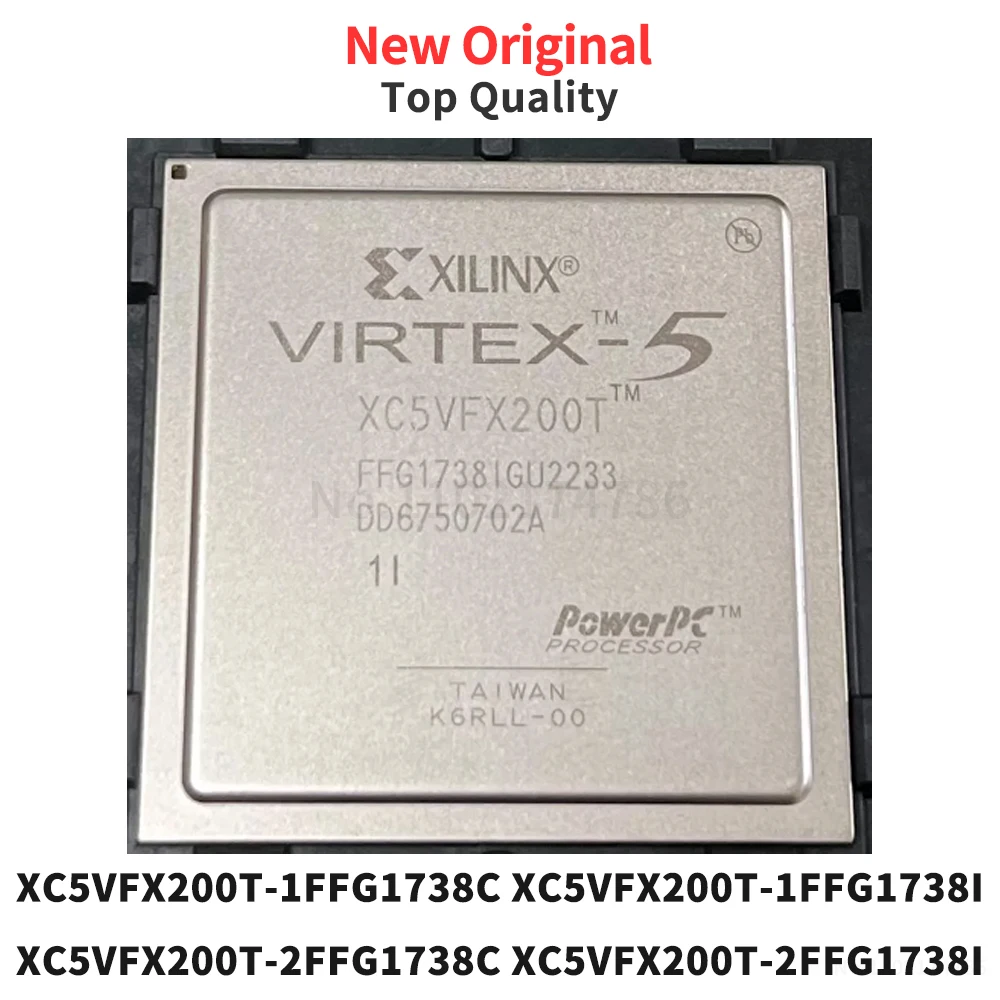 (1 Piece) XC5VFX200T-1FFG1738C XC5VFX200T-1FFG1738I XC5VFX200T-2FFG1738C XC5VFX200T-2FFG1738I XC5VFX200T-3FFG1738I BGA Original