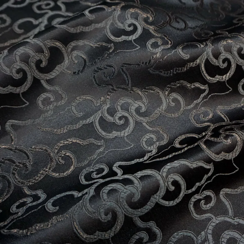 High Quality Damask Brocade Jacquard Fabric Costume Upholstery Furniture Curtain Clothing Material By Half Meter