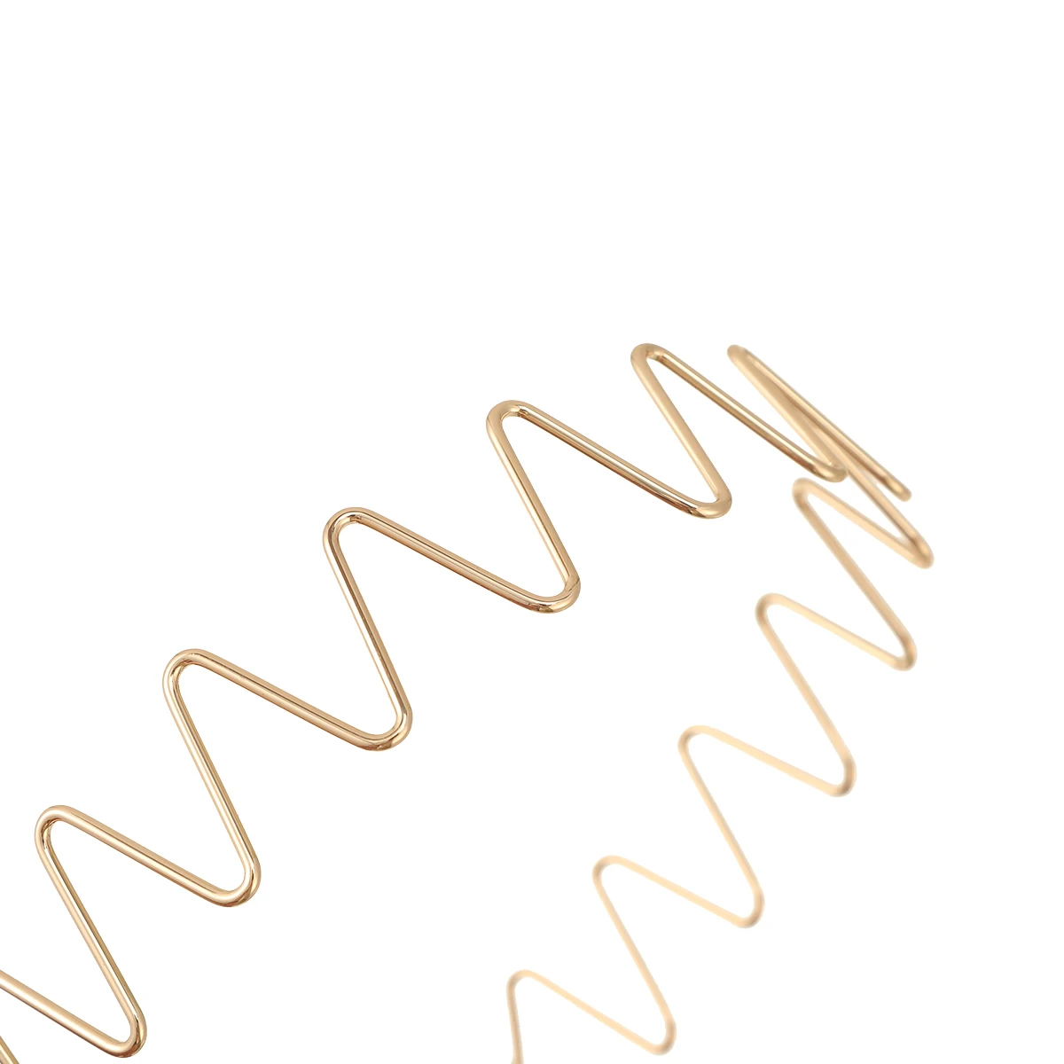 New Fashion Simple Curve Metal Hairband For Women Hair Accessories Headband Girls Headwear image 3