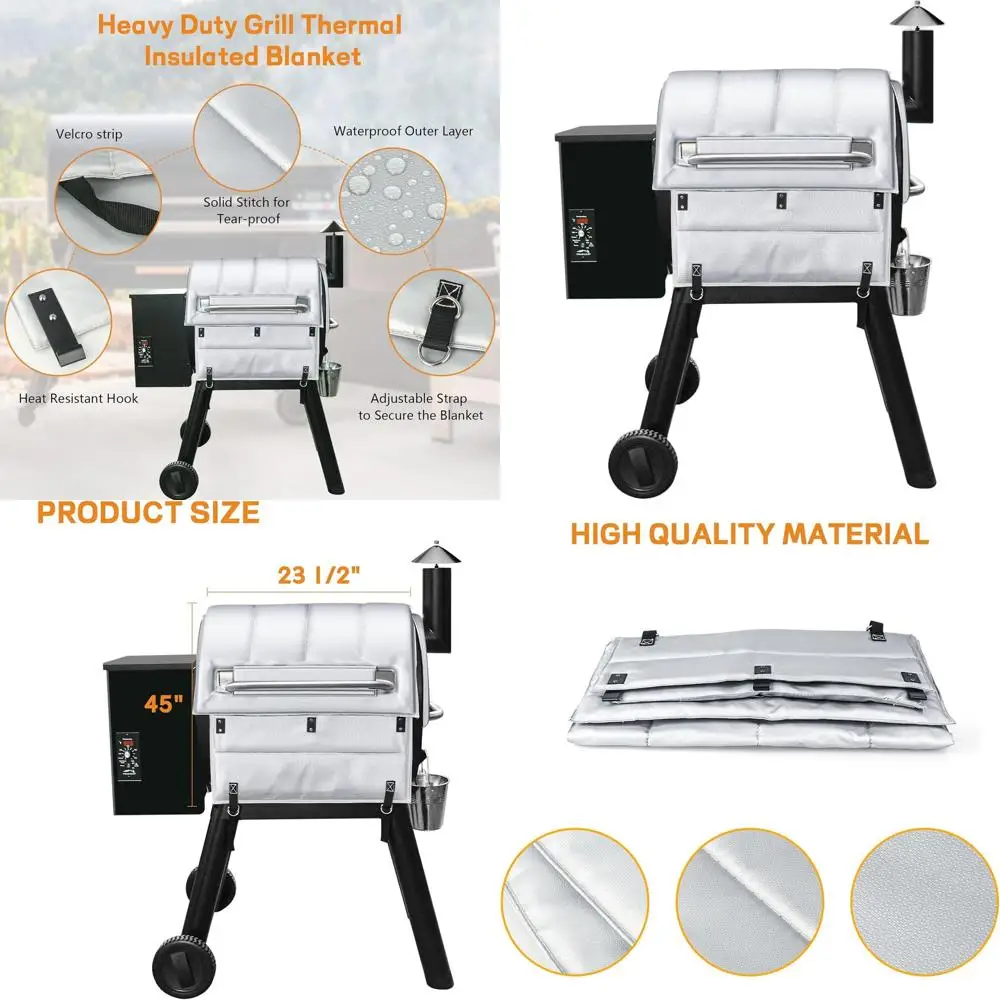 

Traeger Pro Series Insulation Blanket for Pro 22, 575, Ironwood 650, and Lil' Tex Elite Grills - Replacement Cover for Winter BB