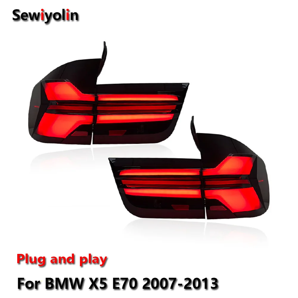 

Car Accessories LED Tail Lights For BMW X5 E70 2007-2013 DRL Fog Rear Trailer lamps Turning Signal Voiture Plug And Play