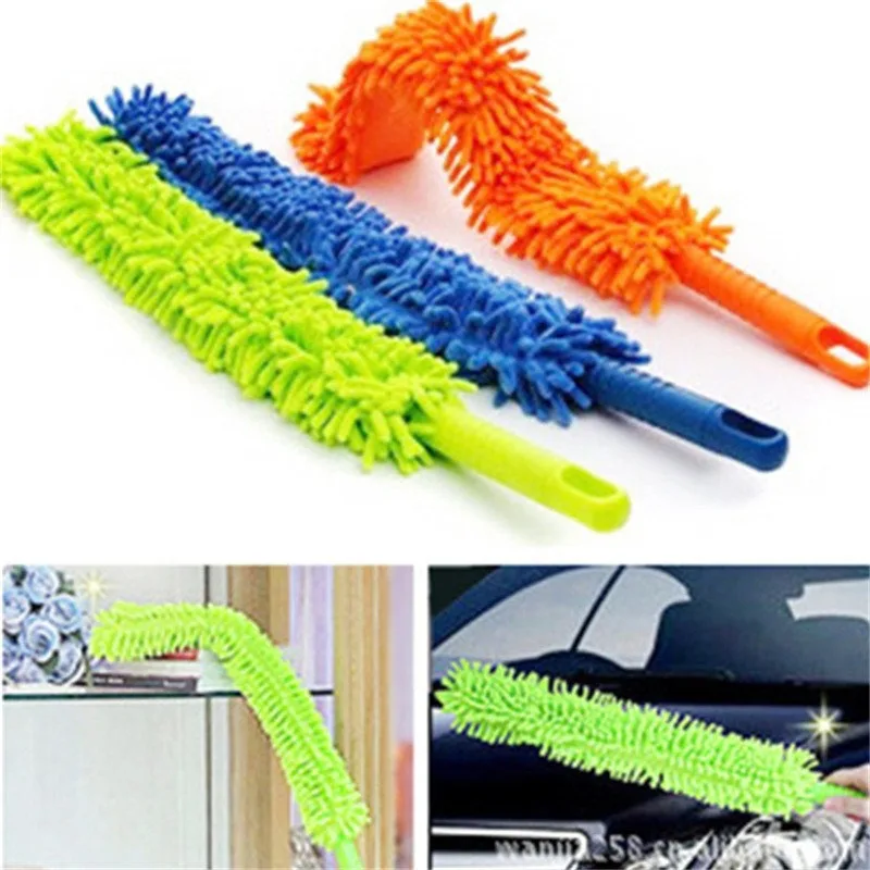 

Household Bendable Microfibre Duster with Handle, Cleaning, Home, Car Cleaner, Dust Dust Mites, Portable Dusting Brush