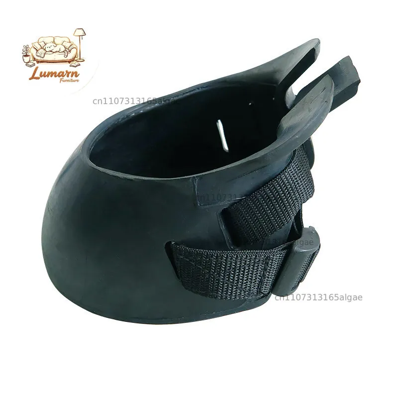 Rubber horseshoe shoes, horseshoe shoes, non-slip, protect the wound and avoid contact with dirty water and dirt, a pair of