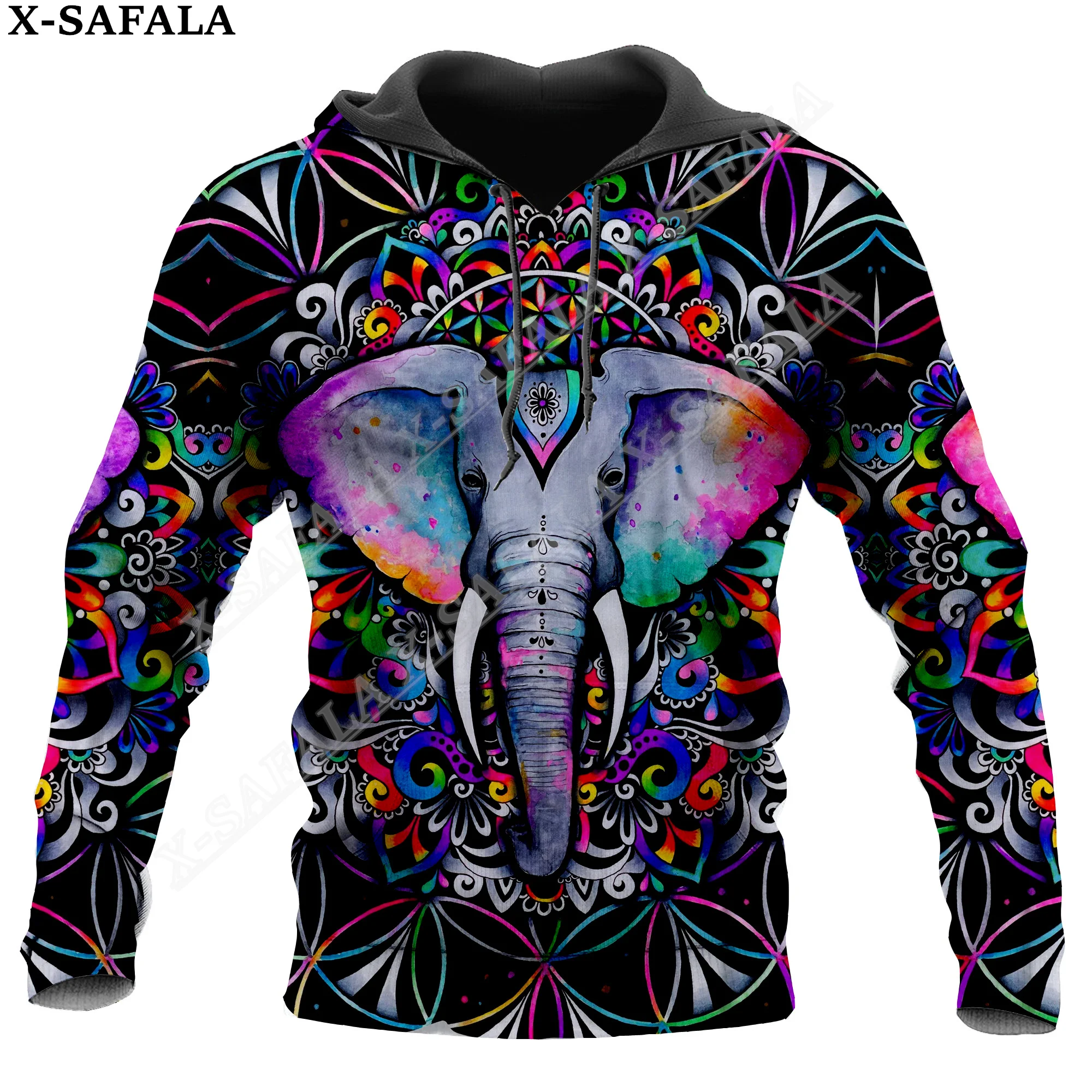 Hippie Psychedelic Colorful Trippy 3D Print Zipper Hoodie Man Female Pullover Sweatshirt Hooded Jacket Jersey Coat Tracksuits-7