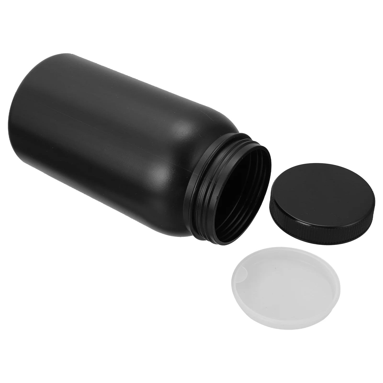 

1Pcs 1000Ml Plastic Reagent Bottle Black Laboratory Grade Leakproof Container for Chemical Water Agent Storage Plastic Bottle