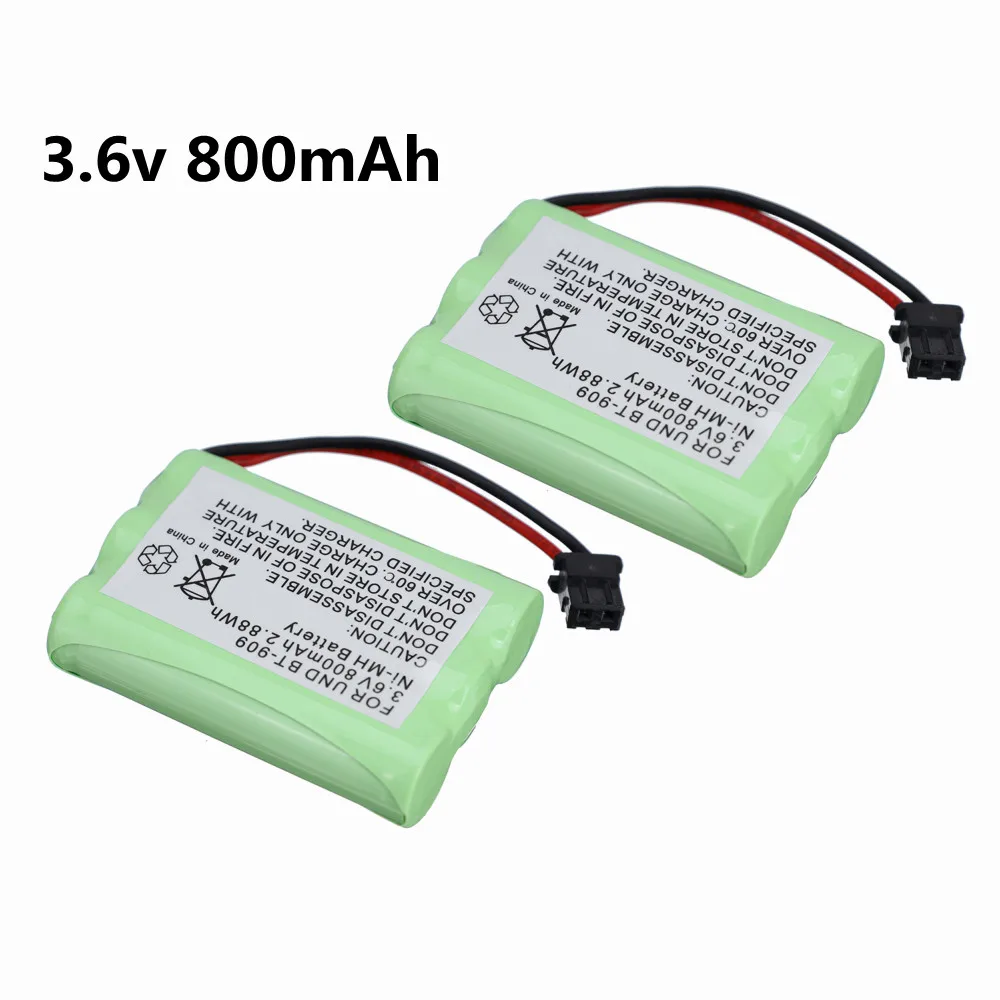 Akumulator 3,6 V 800 mAh Ni-MH do telefonu bezprzewodowego uniden BT-909 BT909 3 * AAA nimh 3,6 V opakowanie 1 sztuk do 10 sztuk