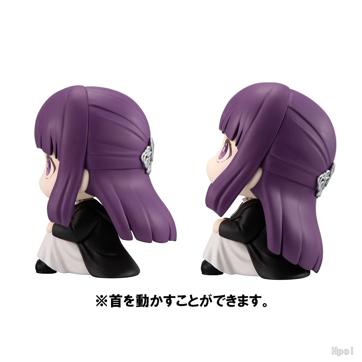 11cm anime sousou no frieren samambaia figura stark olhar boneca bonito modelo sentado postura brinquedo coleção aciton figura boneca