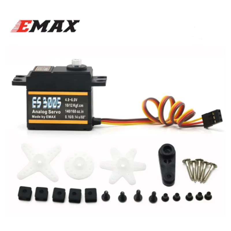 Emax ES3005 4.8-6.0 فولت 13 كجم عزم دوران عالي التروس المعدنية مقاوم للماء أجهزة تناظرية ل RC سيارة قارب طائرة هليكوبتر الملحقات