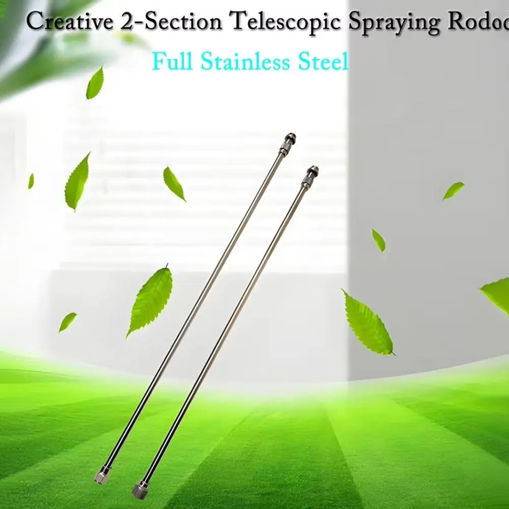 1Pcs 10mm Diameter Telescopic Spraying Rod 40-80cm 60-120cm Stainless Steel Garden Sprayer Accessories Laser Welding