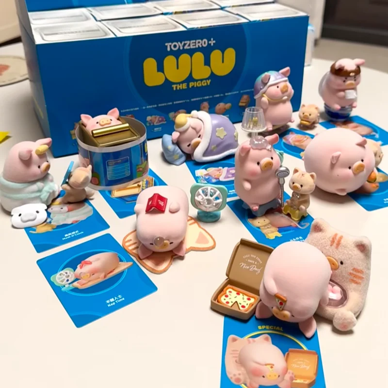 

Lulu the Piggy слепая коробка Kawaii консервированная игрушка-свинья милая модель коллекция орнамент подарок на день рождения для девочек модная серия праздник